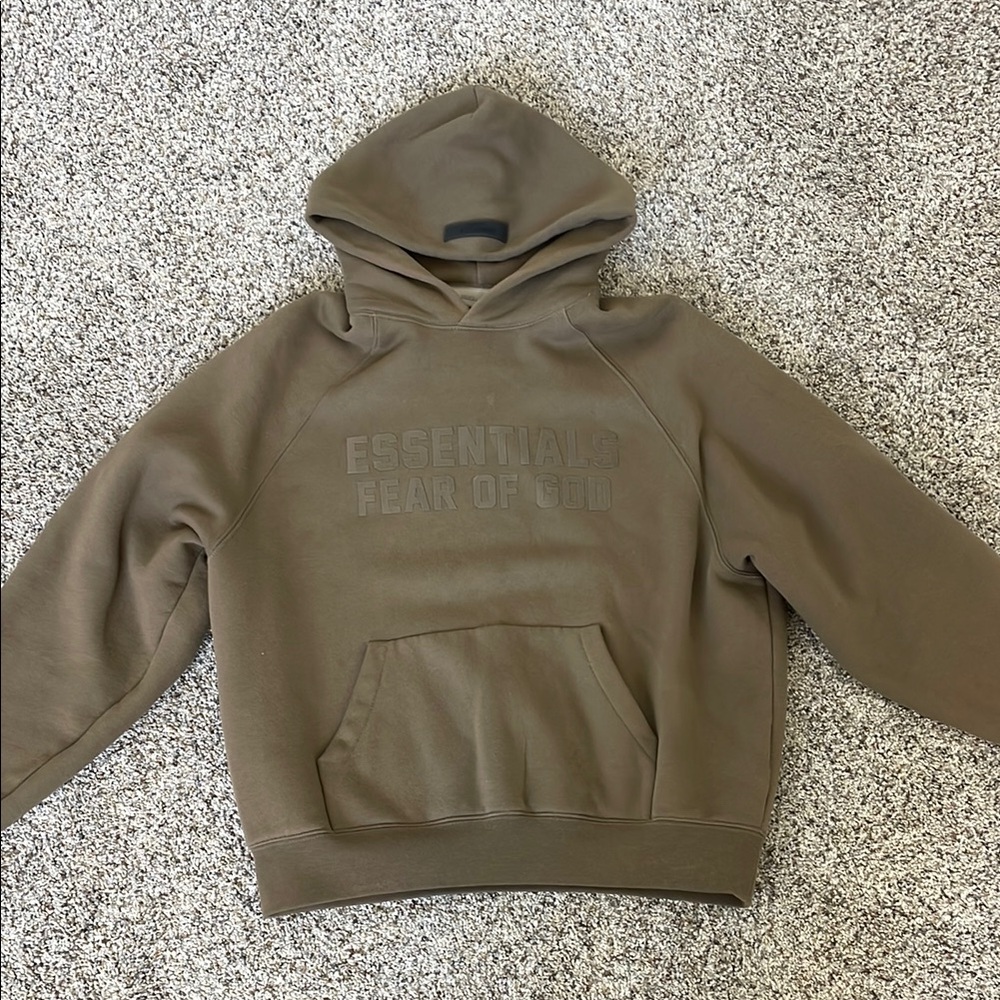 Essentials Brown Hoodie